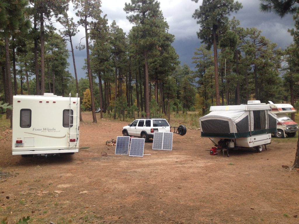 picture of campers in campsite