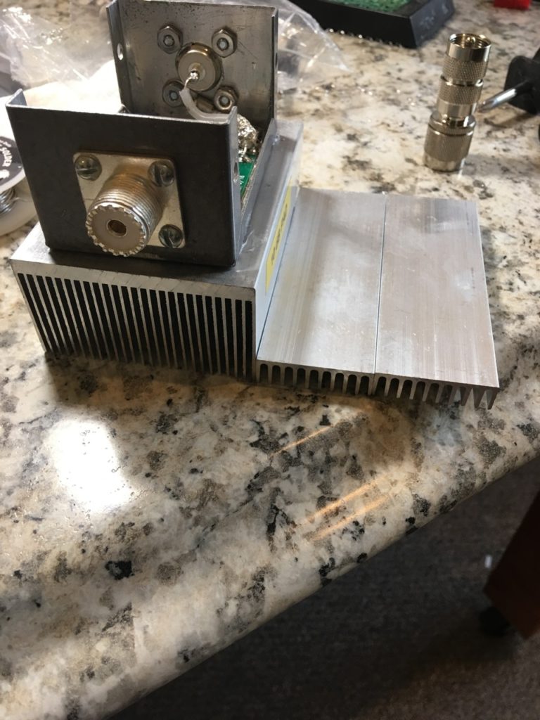 image of the old heatsink and new one.